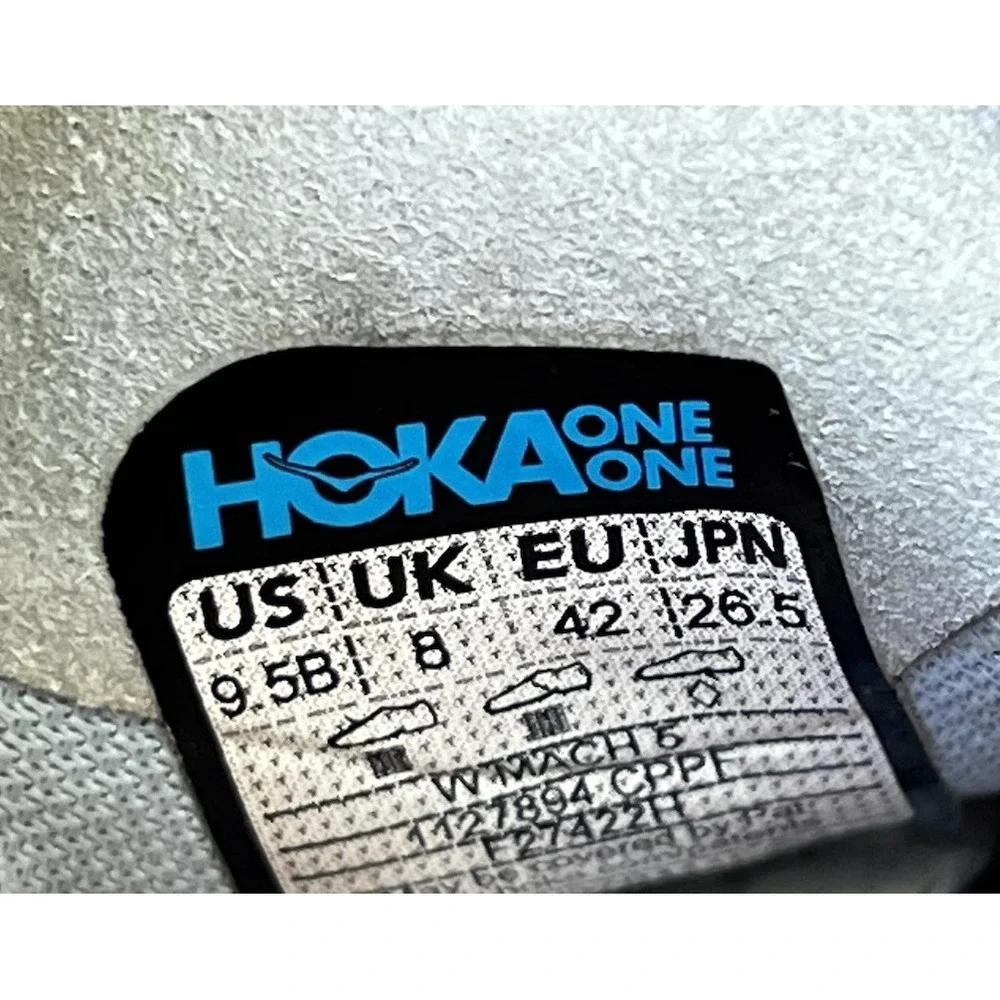 Hoka One One Shoes Women Size 9.5 Mach 5 Camellia Peach Running No Insoles